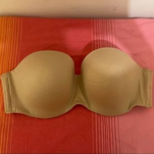 Victoria’s Secret 32DDD / 32F nude strapless bra